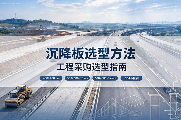 江口沉降板选择方法