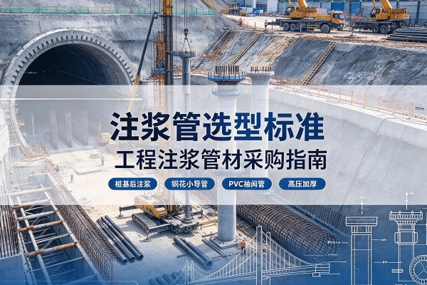江口注浆管选型标准