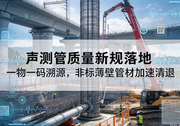 江口声测管质量新规落地，一物一码溯源，非标薄壁管材加速清退